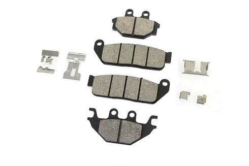 Duro Duro Semi-Metallic Front and Rear Brake Pad Set - 23-1573
