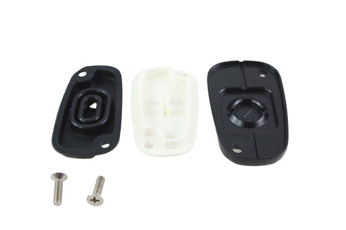 V-Twin Brake Master Cylinder Cover Kit Black - 23-1657