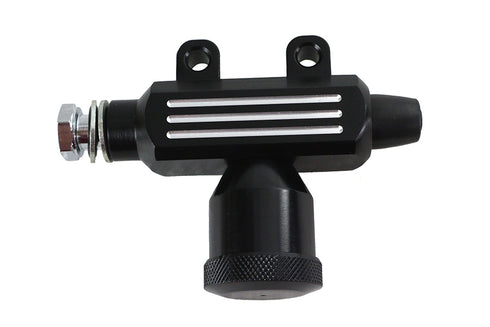V-Twin Billet Rear Master Cylinder Black - 23-1661