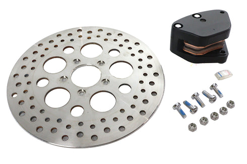 V-Twin 11.5 inch Black Front Caliper Kit - 23-1663