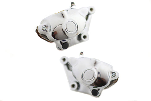 V-Twin Chrome Front 2 Piston Caliper Set - 23-1668