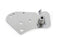 V-Twin Brake Pedal Mount Plate Chrome - 23-1744