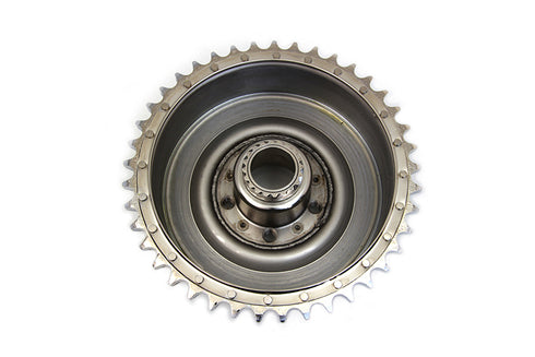 V-Twin Rear Brake Drum Chrome with Sprocket - 23-1769