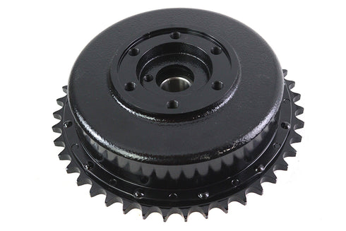 V-Twin 1947-1953 Indian Chief Rear Brake Drum Black - 23-1835