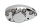 Edart Chrome Rear 1 Piston Banana Caliper - 23-2215