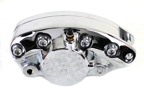 Edart Chrome Front 1 Piston Banana Caliper - 23-2237