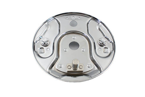 Edart Rear Hydraulic Brake Backing Plate Chrome - 23-3022