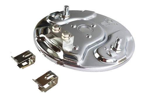 Edart Rear Hydraulic Brake Backing Plate Chrome - 23-3022