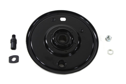V-Twin Front Mechanical Brake Backing Plate Black - 23-3077
