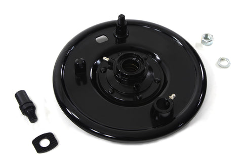 V-Twin Front Mechanical Brake Backing Plate Black - 23-3077