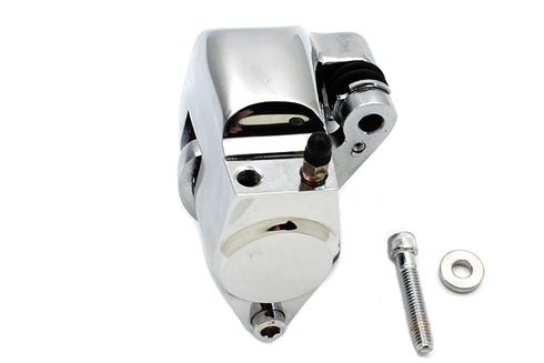 Edart Chrome Front 1 Piston Right Side Caliper with Brake Pads - 23-3085