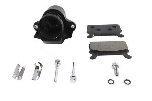 V-Twin Black Rear 1 Piston Caliper - 23-3089