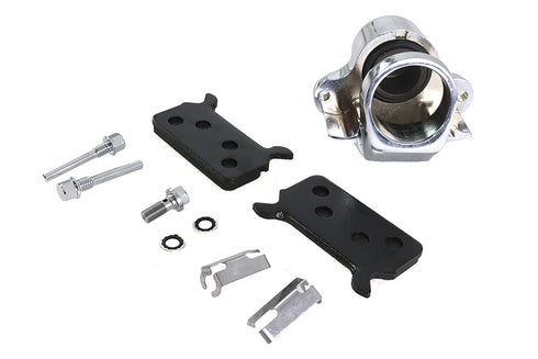 V-Twin Chrome Rear Single Piston Caliper - 23-3090