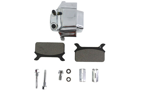 V-Twin Chrome Rear Single Piston Caliper - 23-3090
