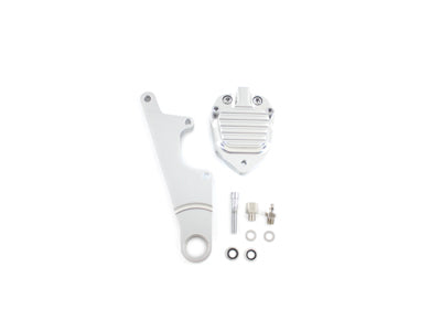 Belt Drive LTD. Chrome Front 2 Piston Right Side Caliper - 23-4515