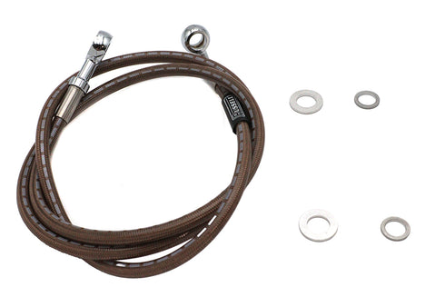 Edelbrock Stainless Steel Front Brake Hose 45-7/8 inch - 23-8746