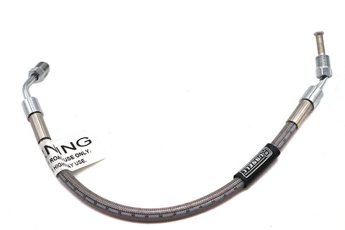 Edelbrock Stainless Steel Rear Brake Hose 13-3/8 inch - 23-8801