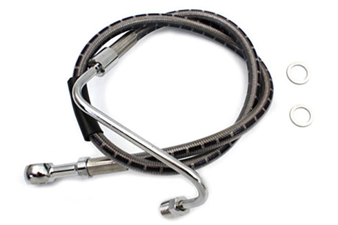 Edelbrock Stainless Steel 24 inch Front Brake Hose - 23-8926