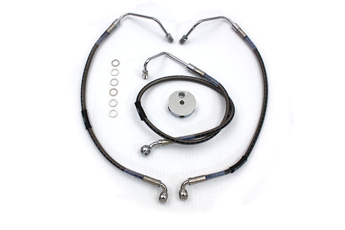 Edelbrock Stainless Steel Front Brake Hose 31-1/4 inch - 23-8998