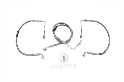 Edelbrock Stainless Steel Front Brake Hose 33-1/4 inch - 23-8999