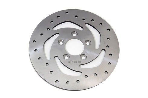 V-Twin 10-1/2 inch Drilled Rear Brake Disc - 23-9001