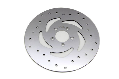 V-Twin 11.8 inch Drilled Front Brake Disc - 23-9002
