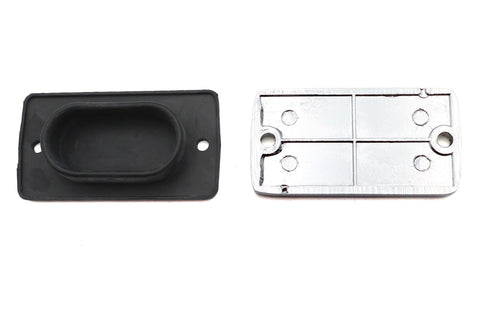 Edart Handlebar Master Cylinder Cover Chrome - 23-9160