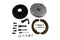 V-Twin Front Brake Backing Plate Kit Left Side Black - 23-9218