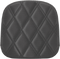SADDLEMEN Sissy Bar Pad - Lattice Stitched - Black 0407SDC