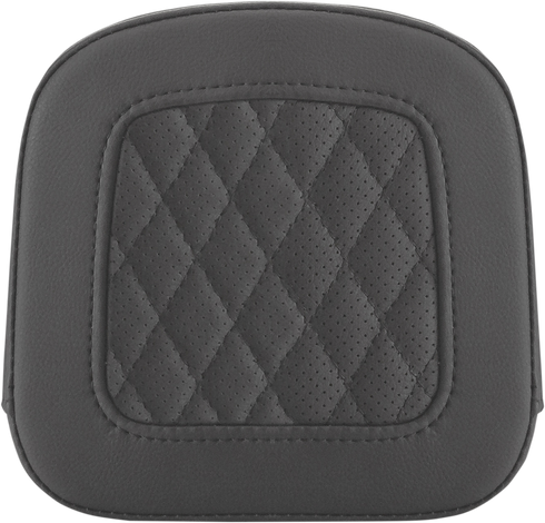 SADDLEMEN Sissy Bar Pad - Lattice Stitched - Black - FL '97-'23 0407SM