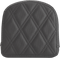 SADDLEMEN Sissy Bar Pad - Lattice Stitched - Black 0408SDC