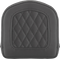SADDLEMEN Sissy Bar Pad - Lattice Stitched - Black 0408SM