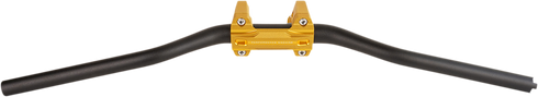 PERFORMANCE MACHINE (PM) Phatbar & Riser Kit - External Wiring - 9" - Gold Ops 0208-2186M-SMG