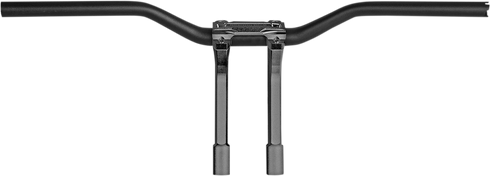 PERFORMANCE MACHINE (PM) Phatbar & Riser Kit - External Wiring - 9" - Black Ops 0208-2186M-SMB
