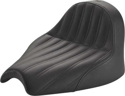 SADDLEMEN Knuckle Solo Seat - Black - Chief I21-04-0023