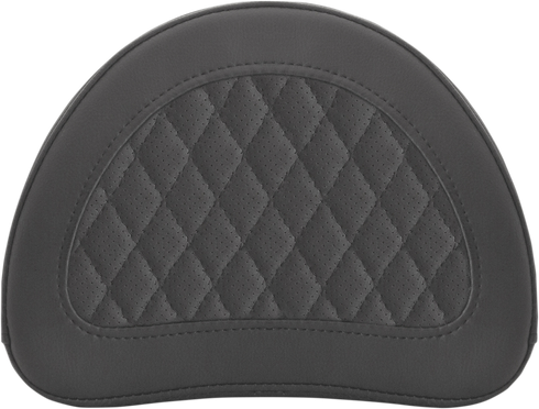 SADDLEMEN Sissy Bar Pad - Lattice Stitched - Black 0513SM
