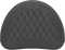 SADDLEMEN Sissy Bar Pad - Lattice Stitched - Black 0513SM