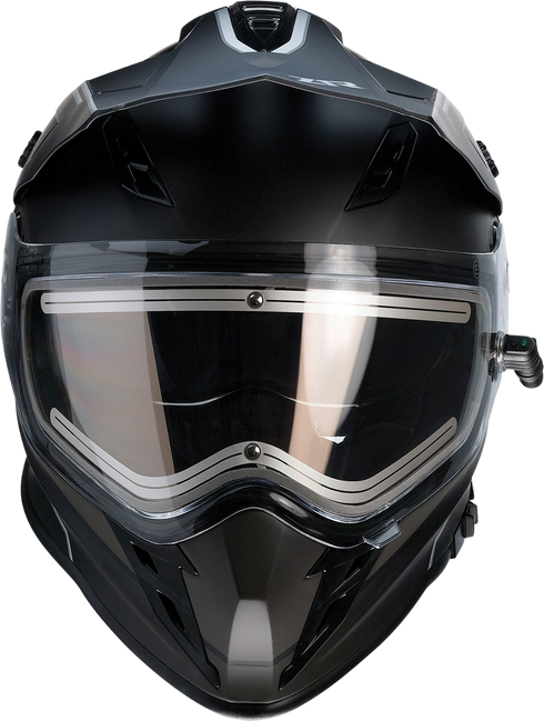 Z1R Range Snow Helmet - Bladestorm - Electric - Dual Pane - Black/White - Large 0101-14050