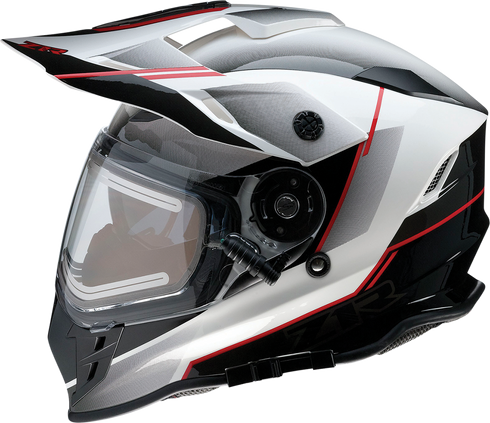 Z1R Range Snow Helmet - Bladestorm - Electric - Dual Pane - Black/Red/White - Small 0101-14054