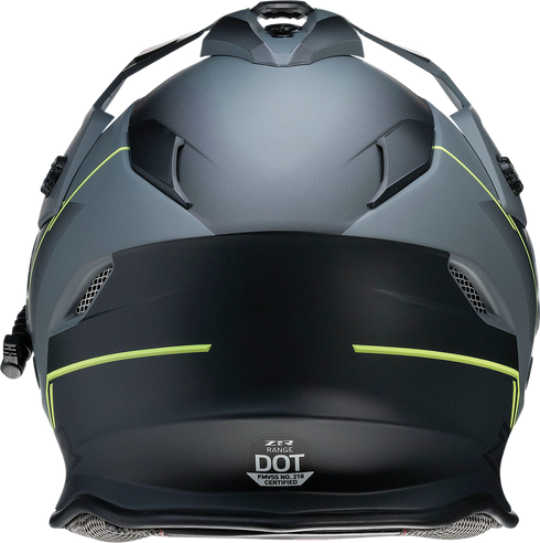 Z1R Range Snow Helmet - Bladestorm - Electric - Dual Pane - Gray/Black/Hi-Viz Yellow - Small 0101-14066