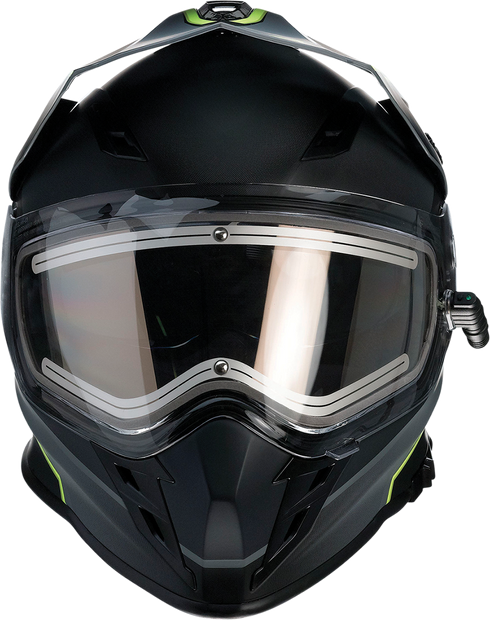 Z1R Range Snow Helmet - Bladestorm - Electric - Dual Pane - Gray/Black/Hi-Viz Yellow - Large 0101-14068