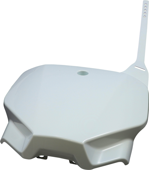 UFO Front Number Plate - White - Honda HO04672-041