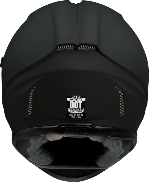 Z1R Jackal Helmet - Flat Black - Smoke - Medium 0101-13994