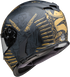 Z1R Warrant Helmet - Sombrero - Black/Gold - Medium 0101-14172