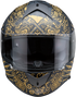Z1R Warrant Helmet - Sombrero - Black/Gold - Medium 0101-14172