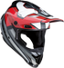 Z1R Rise Helmet - MC - Red/Gray - Medium 0110-7210