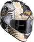 Z1R Warrant Helmet - Sombrero - White/Gold - 2XL 0101-14169
