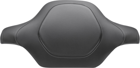 SADDLEMEN Tour-Pak® Backrest Pad Cover - Road Sofa Seat - Carbon Fiber 90-11884CF