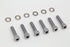 Colony Transmission Shifter Cover Screw Kit Chrome - 2345-6
