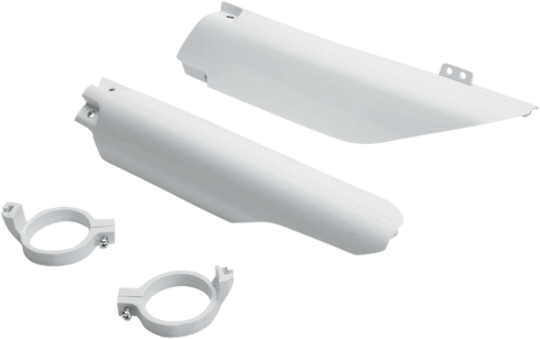 UFO Fork Tube Protectors - White - SUZ - '04-'05 SU03998-041